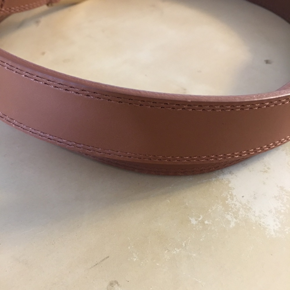 Sezane Taylor belt in natural heritage leather size 85 or s nwot - Picture 6 of 8